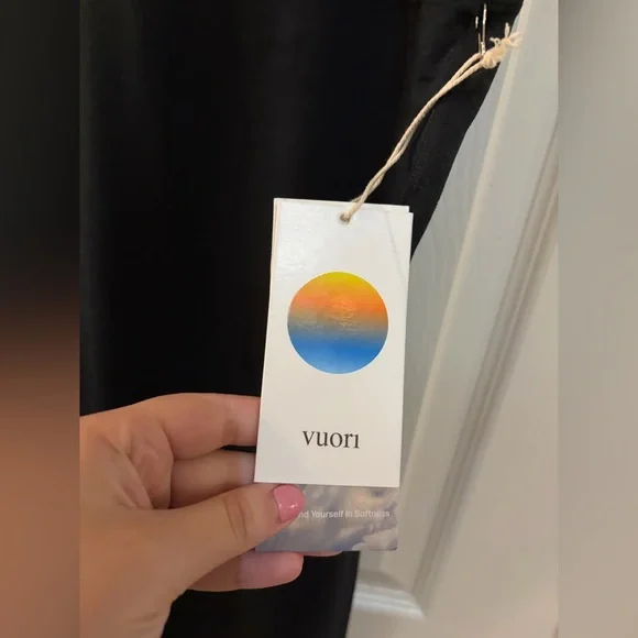 NWT Vuori Halo Slim Flare Black Heather Flare Leggings Size XL - Picture 5 of 13